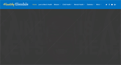 Desktop Screenshot of healthyglendale.org