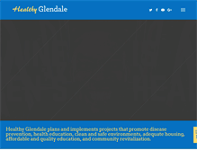 Tablet Screenshot of healthyglendale.org